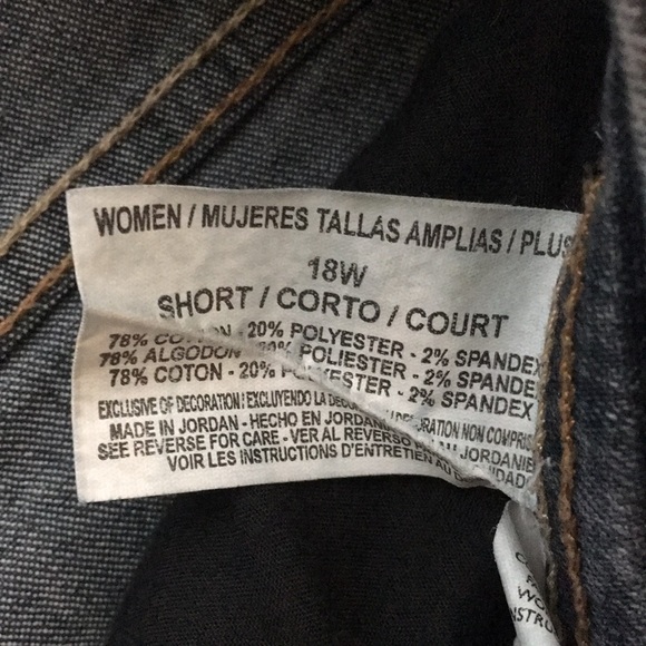 Women’s Sz 18 Short Gloria Vanderbilt Jeans GUC - Picture 4 of 4